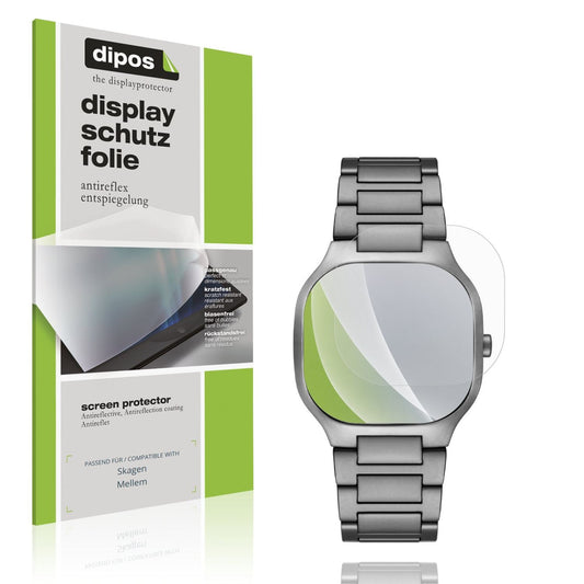 Matte Displayschutzfolie von dipos passend für Skagen Mellem, präziser Zuschnitt und blasenfrei montiert
