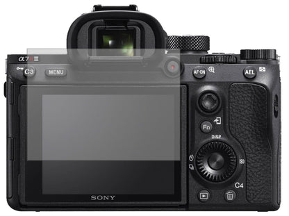 Matte Displayschutzfolie von dipos passend für Sony Alpha 7R III, präziser Zuschnitt und blasenfrei montiert