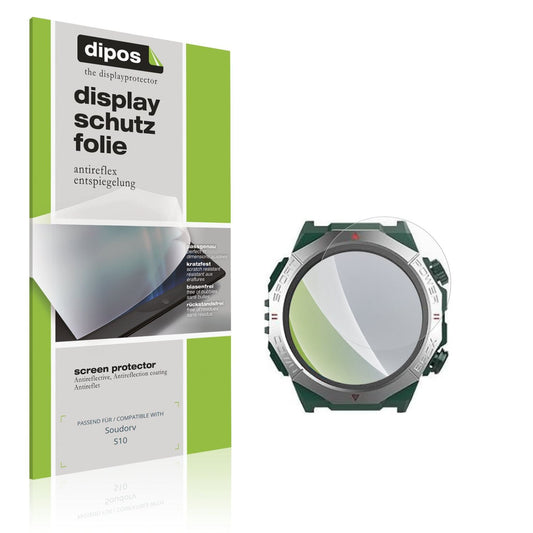 Matte Displayschutzfolie von dipos passend für Soudorv S10, präziser Zuschnitt und blasenfrei montiert