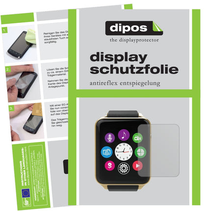 Matte Displayschutzfolie von dipos passend für Stoga GT88, präziser Zuschnitt und blasenfrei montiert
