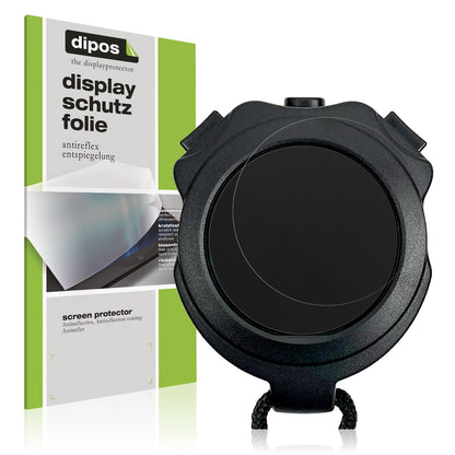 Matte Displayschutzfolie von dipos passend für Stoptec Stoppuhr HC-5, präziser Zuschnitt und blasenfrei montiert