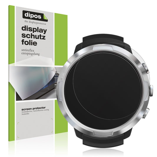 Matte Displayschutzfolie von dipos passend für Suunto D5 Tauchcomputer, präziser Zuschnitt und blasenfrei montiert