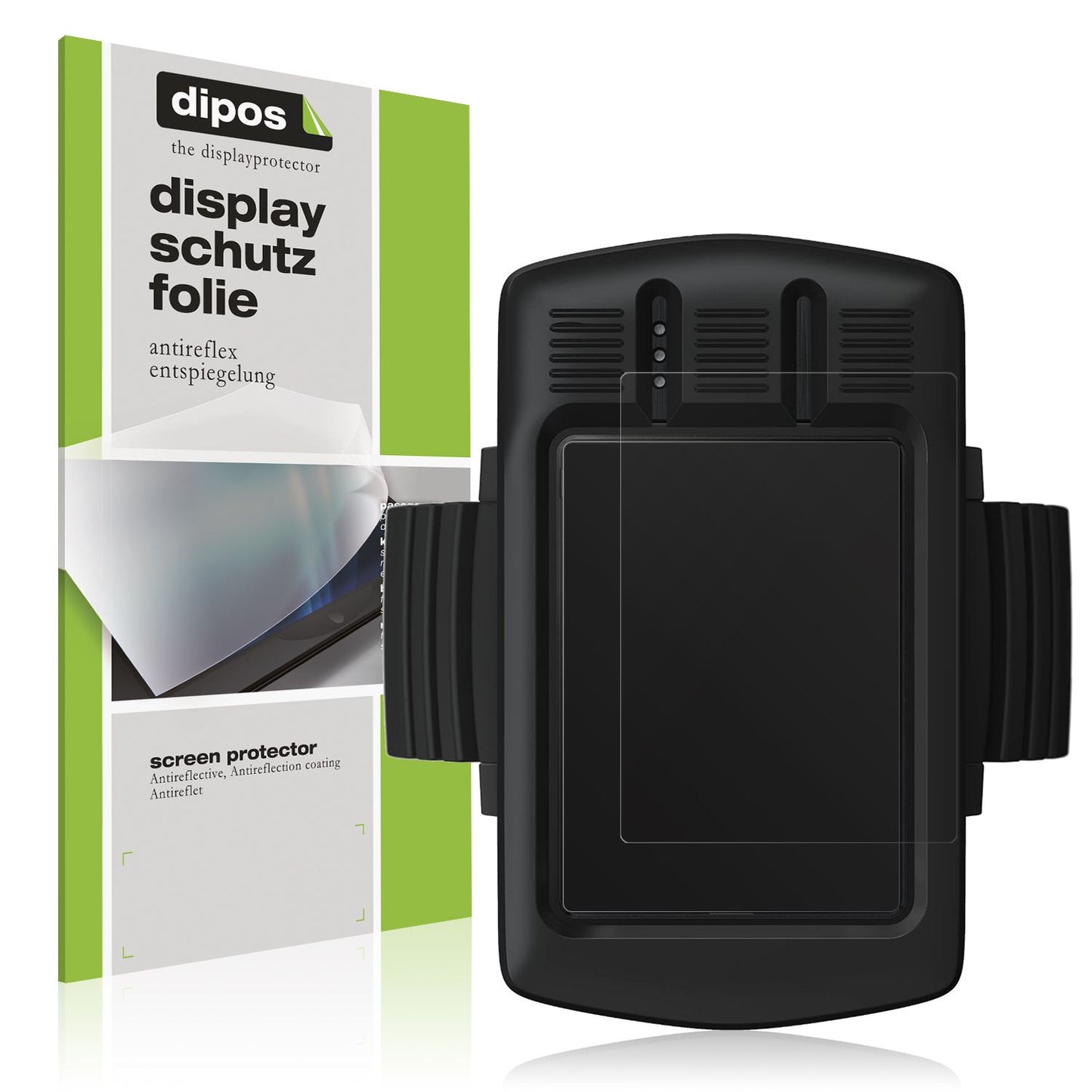 Matte Displayschutzfolie von dipos passend für Suunto EON Tauchcomputer, präziser Zuschnitt und blasenfrei montiert