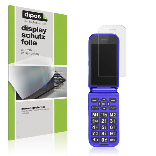 Matte Displayschutzfolie von dipos passend für Sweetlink F4 Plus, präziser Zuschnitt und blasenfrei montiert