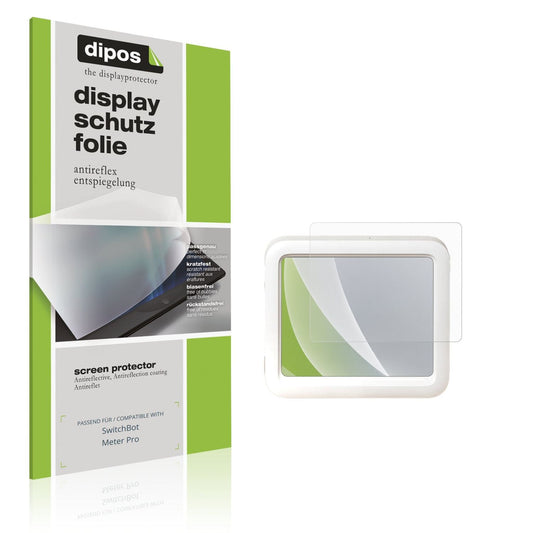Matte Displayschutzfolie von dipos passend für SwitchBot Meter Pro, präziser Zuschnitt und blasenfrei montiert