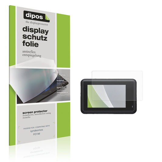 Matte Displayschutzfolie von dipos passend für syndesmos FO1M, präziser Zuschnitt und blasenfrei montiert