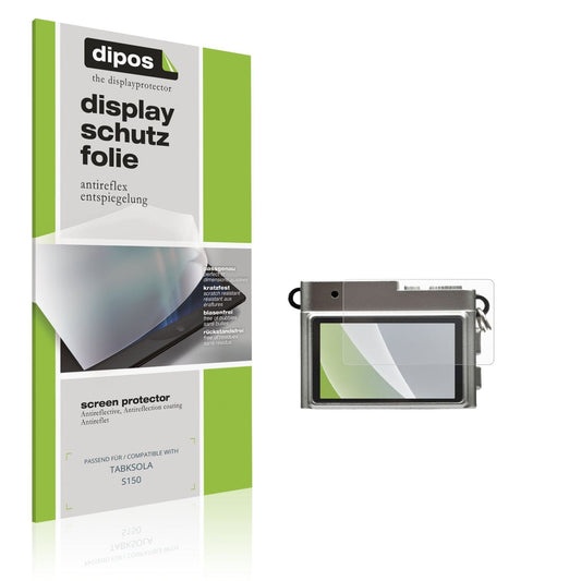 Matte Displayschutzfolie von dipos passend für TABKSOLA S150, präziser Zuschnitt und blasenfrei montiert