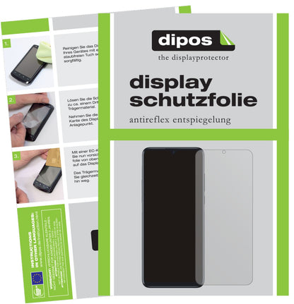 Matte Displayschutzfolie von dipos passend für TCL 20 SE, präziser Zuschnitt und blasenfrei montiert