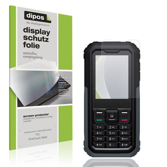 Matte Displayschutzfolie von dipos passend für TCL OneTouch 5044, präziser Zuschnitt und blasenfrei montiert