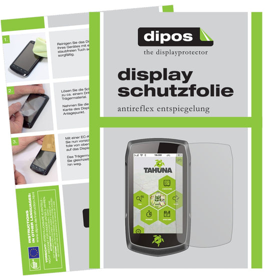 Matte Displayschutzfolie von dipos passend für Teasi One 4, präziser Zuschnitt und blasenfrei montiert