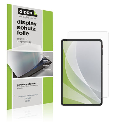Matte Displayschutzfolie von dipos passend für Teclast H121, präziser Zuschnitt und blasenfrei montiert