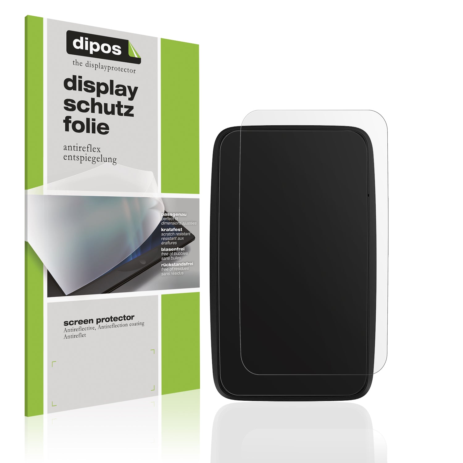 Matte Displayschutzfolie von dipos passend für TomTom Go Classic 6 Zoll 2.Gen, präziser Zuschnitt und blasenfrei montiert