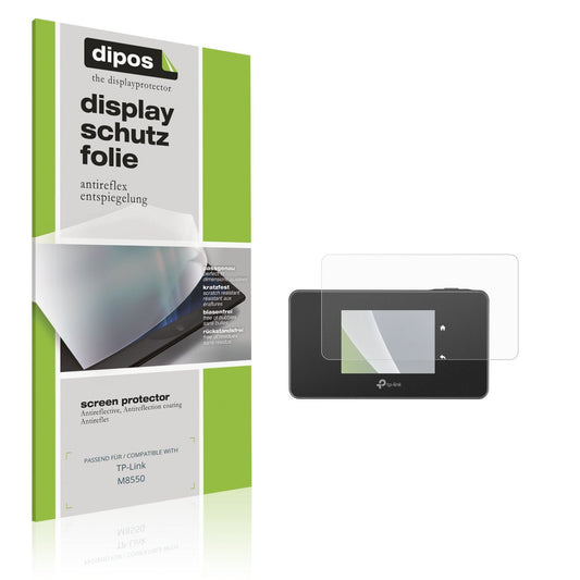 Matte Displayschutzfolie von dipos passend für TP-Link M8550, präziser Zuschnitt und blasenfrei montiert
