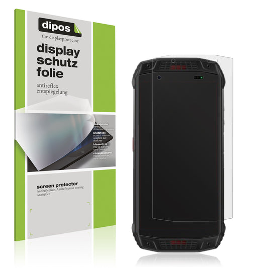 Matte Displayschutzfolie von dipos passend für Ulefone Armor 15, präziser Zuschnitt und blasenfrei montiert