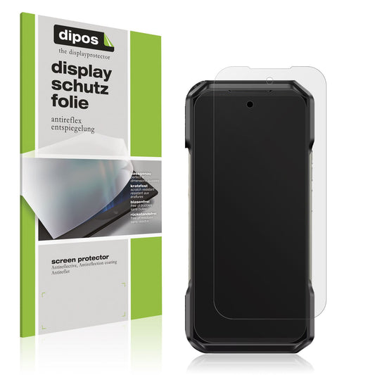 Matte Displayschutzfolie von dipos passend für Ulefone Armor 27T Pro 5G, präziser Zuschnitt und blasenfrei montiert