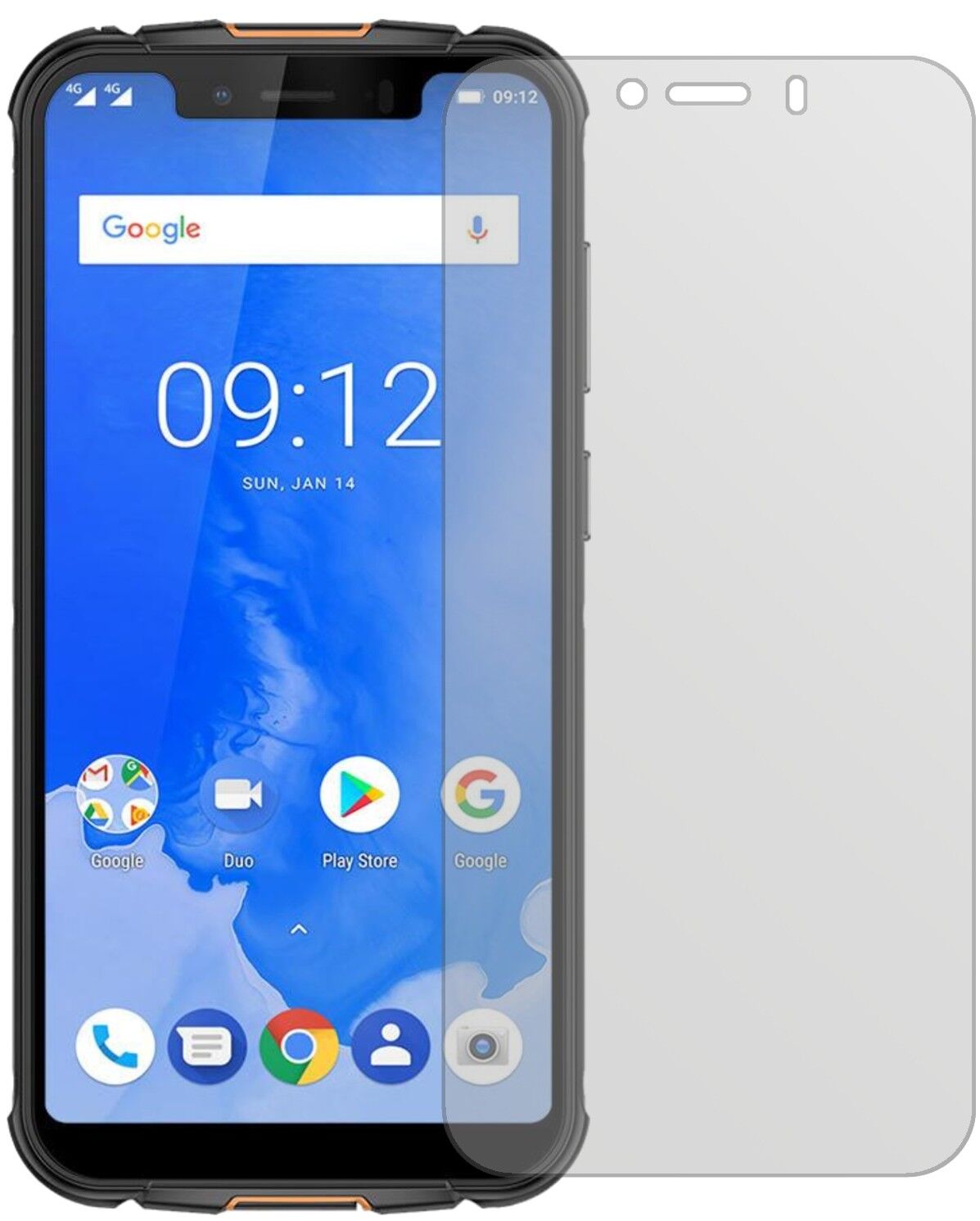 Matte Displayschutzfolie von dipos passend für Ulefone Armor 5, präziser Zuschnitt und blasenfrei montiert