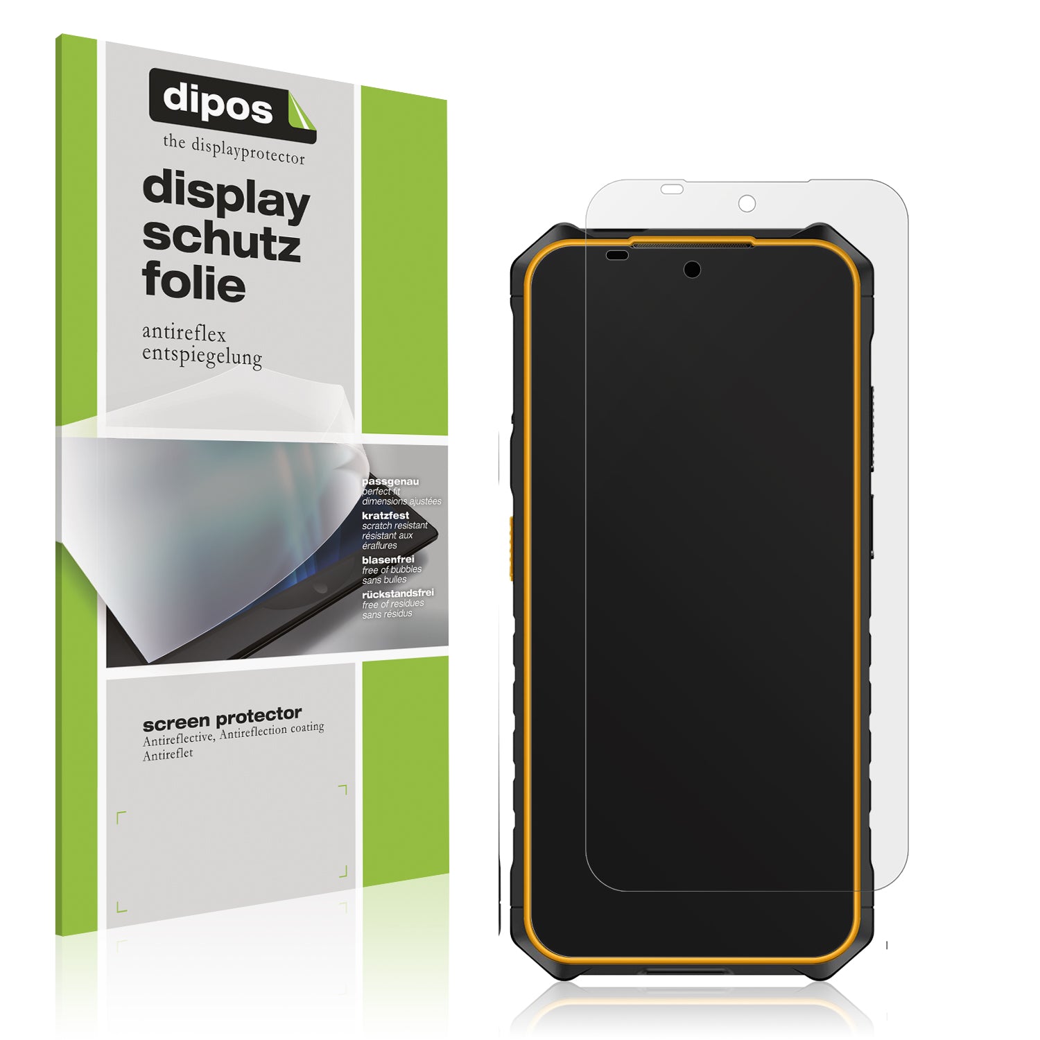 Matte Displayschutzfolie von dipos passend für Ulefone Armor X13 Outdoor, präziser Zuschnitt und blasenfrei montiert