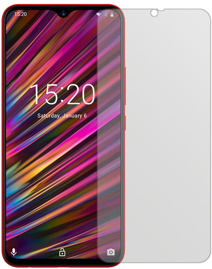 Matte Displayschutzfolie von dipos passend für Umidigi F1 Play, präziser Zuschnitt und blasenfrei montiert