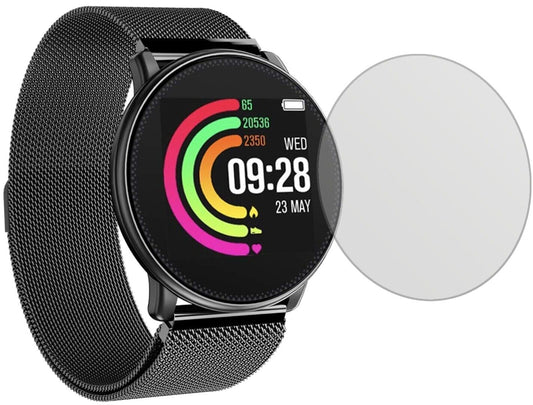 Matte Displayschutzfolie von dipos passend für Umidigi Uwatch, präziser Zuschnitt und blasenfrei montiert