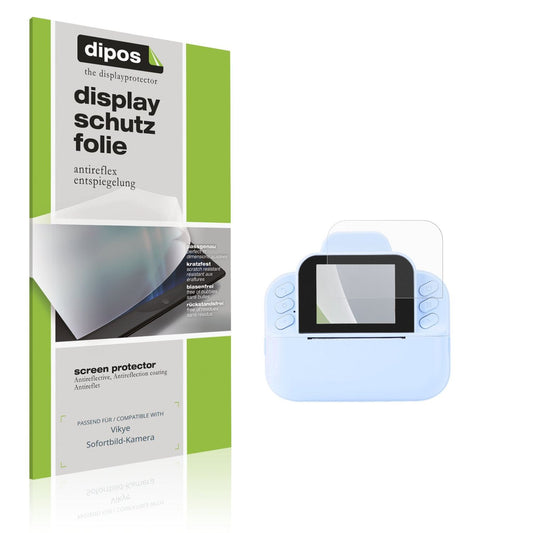 Matte Displayschutzfolie von dipos passend für Vikye Sofortbild-Kamera, präziser Zuschnitt und blasenfrei montiert