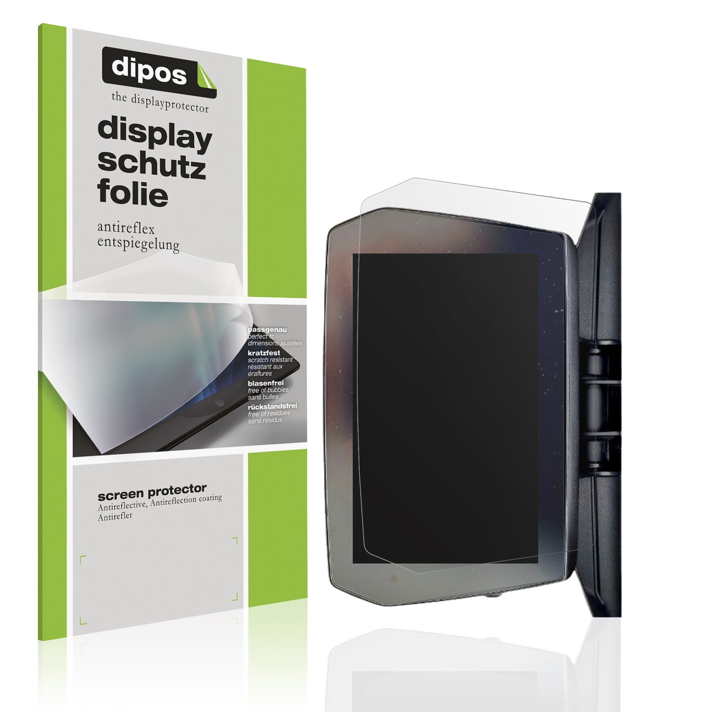 Matte Displayschutzfolie von dipos passend für Voge 625 DSX, präziser Zuschnitt und blasenfrei montiert