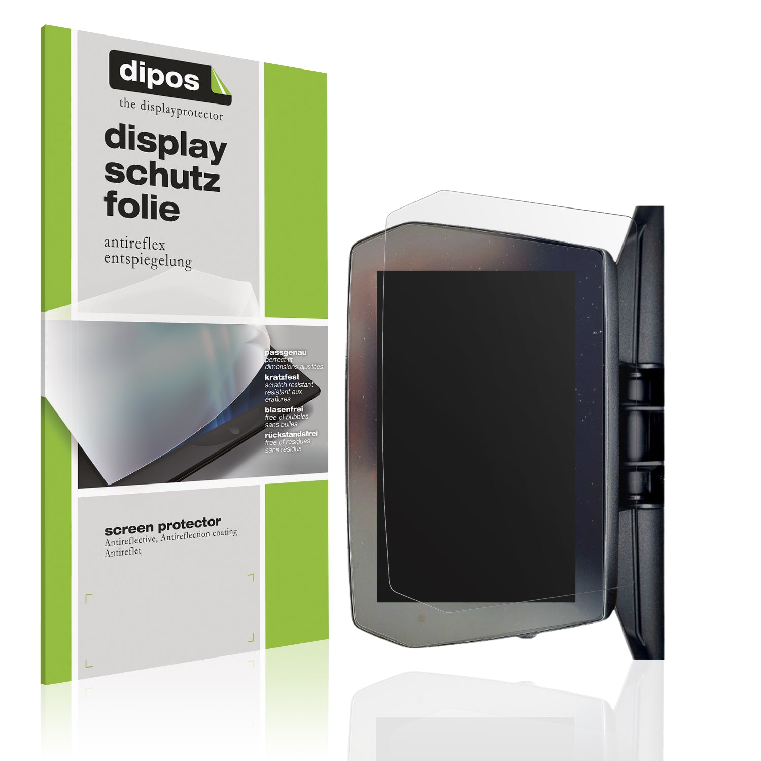 Matte Displayschutzfolie von dipos passend für Voge 625 DSX, präziser Zuschnitt und blasenfrei montiert