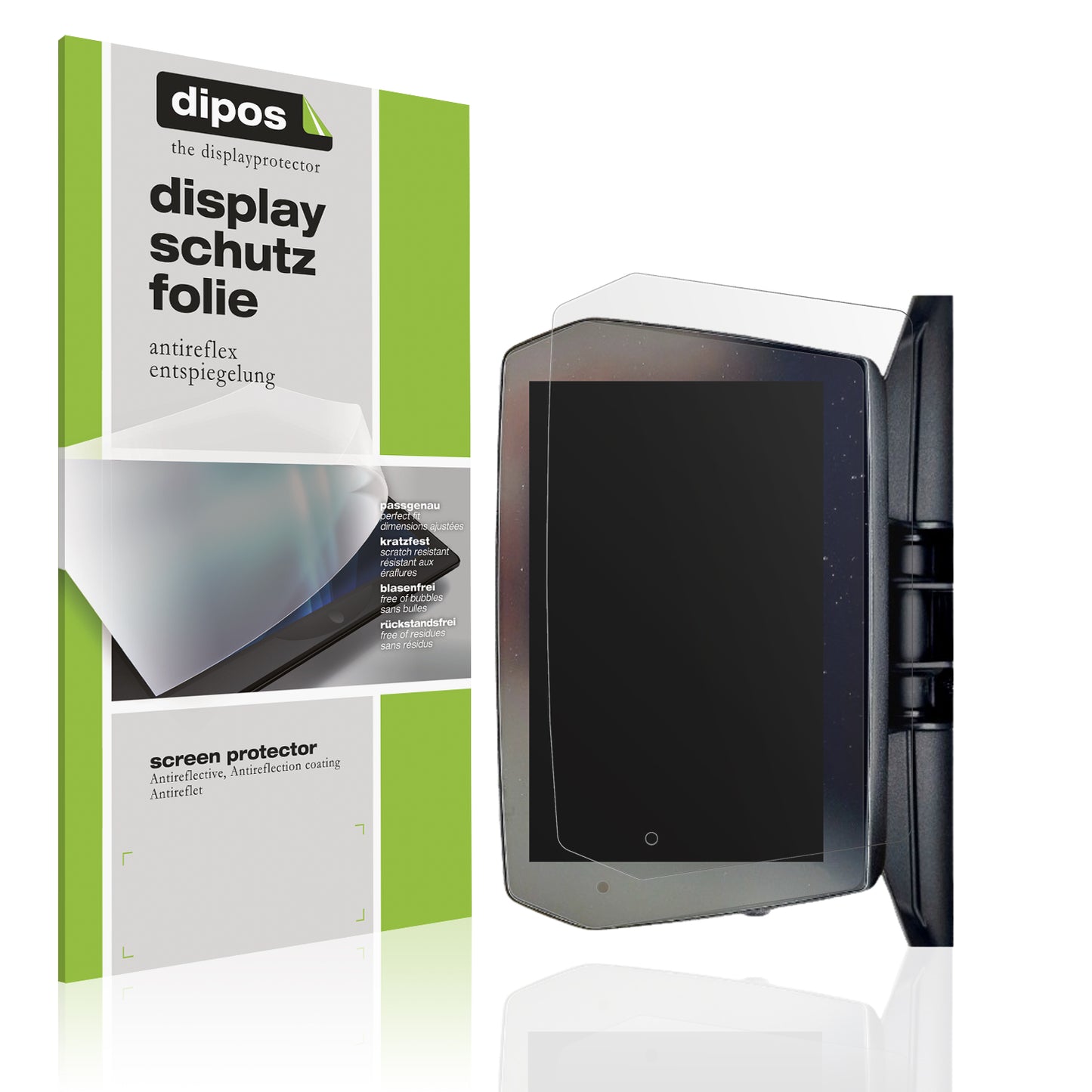 Matte Displayschutzfolie von dipos passend für Voge SR4 Max, präziser Zuschnitt und blasenfrei montiert