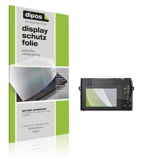 Matte Displayschutzfolie von dipos passend für WOWAWOLA WD07, präziser Zuschnitt und blasenfrei montiert