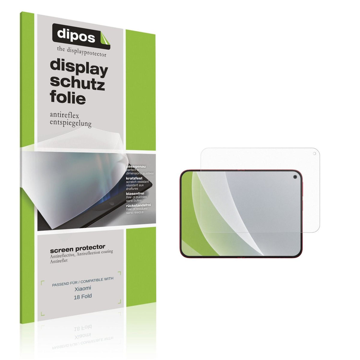 Displayschutz hergestellt in Deutschland, höchste Qualität made in Germany