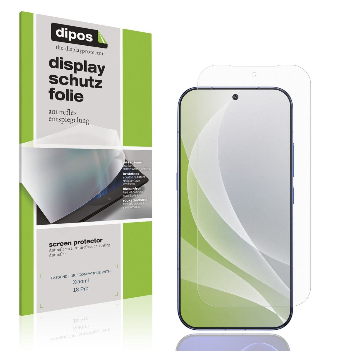 Displayschutz hergestellt in Deutschland, höchste Qualität made in Germany
