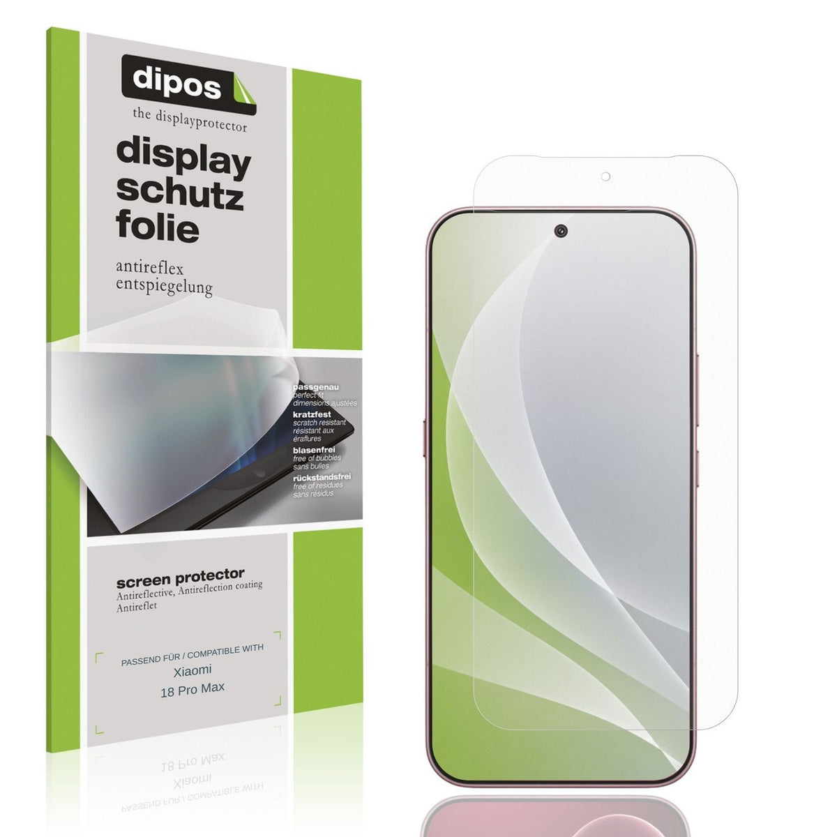 Displayschutz hergestellt in Deutschland, höchste Qualität made in Germany