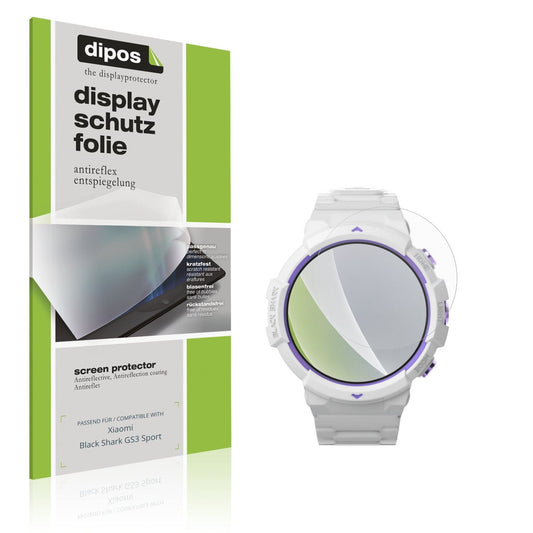 Matte Displayschutzfolie von dipos passend für Xiaomi Black Shark GS3 Sport, präziser Zuschnitt und blasenfrei montiert