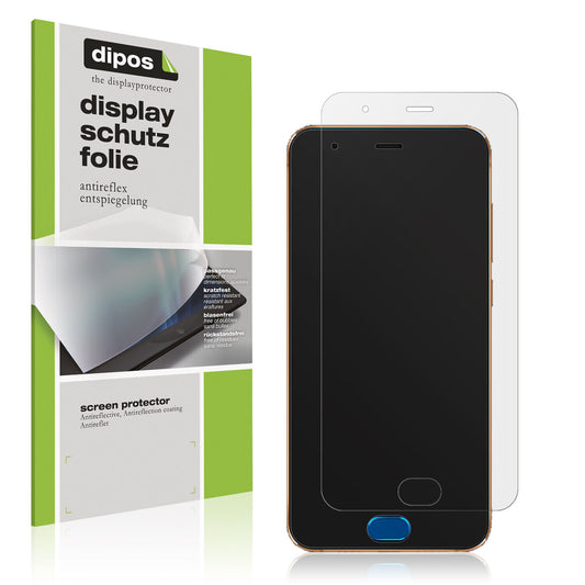 Matte Displayschutzfolie von dipos passend für Xiaomi Mi Note 3, präziser Zuschnitt und blasenfrei montiert