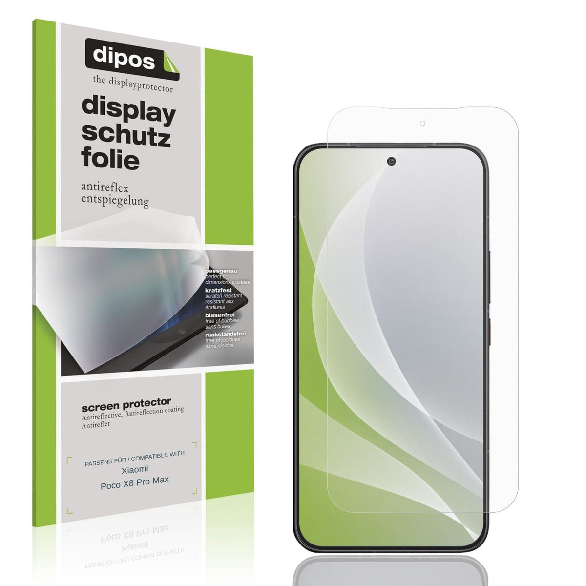 Displayschutz hergestellt in Deutschland, höchste Qualität made in Germany