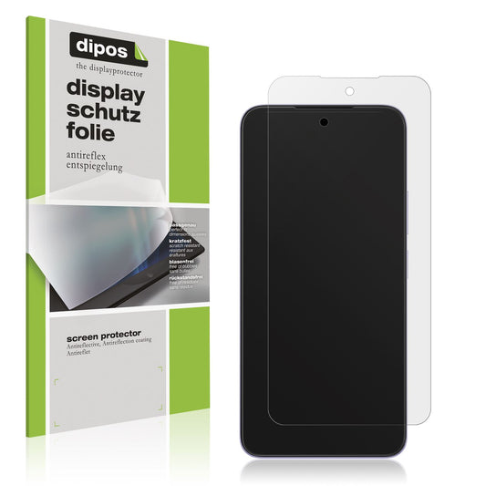 Matte Displayschutzfolie von dipos passend für Xiaomi Redmi 15, präziser Zuschnitt und blasenfrei montiert