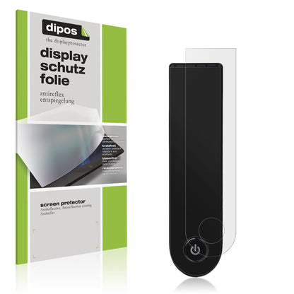 Matte Displayschutzfolie von dipos passend für Xiaomi Scooter 5 Pro, präziser Zuschnitt und blasenfrei montiert