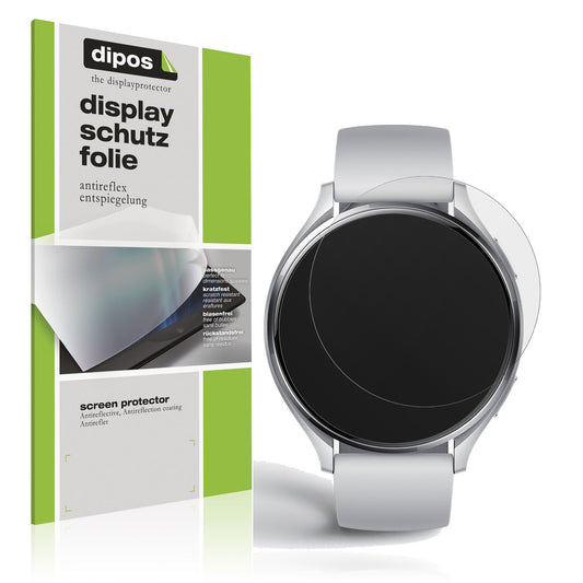 Matte Displayschutzfolie von dipos passend für Xiaomi Watch 2, präziser Zuschnitt und blasenfrei montiert