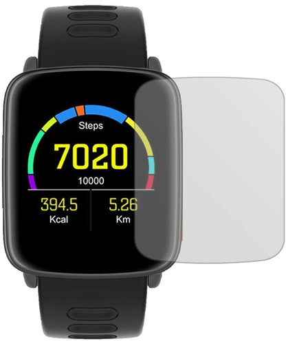 Matte Displayschutzfolie von dipos passend für Yamay SW018 Smartwatch, präziser Zuschnitt und blasenfrei montiert