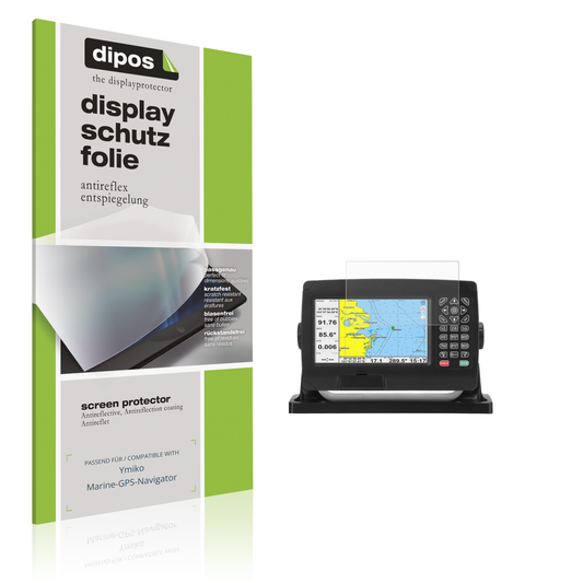 Matte Displayschutzfolie von dipos passend für Ymiko Marine-GPS-Navigator, präziser Zuschnitt und blasenfrei montiert