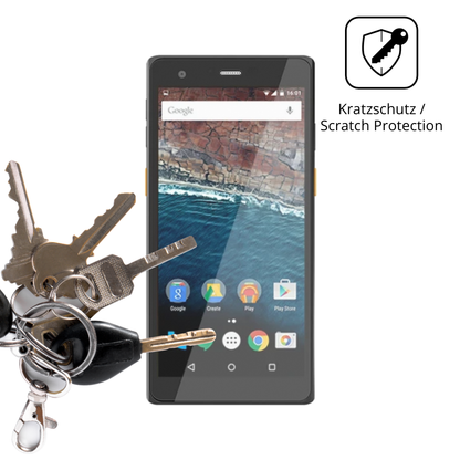 Schutz gegen Kratzer auf dem Scorpion 6x V2 Glas durch Schlüssel oder Ähnliches