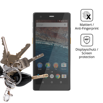 dipos Displayschutz für Scorpion 6x V2, mattierte Oberfläche, Blickschutzfilter und perfekter Passform