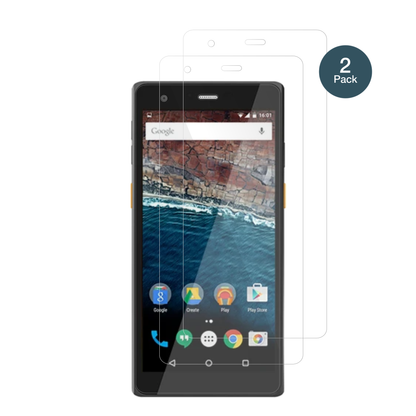 Scorpion6x V2 mit aufgebrachter dipos Flex Schutzfolie, glasklare Darstellung ohne Einschränkungen