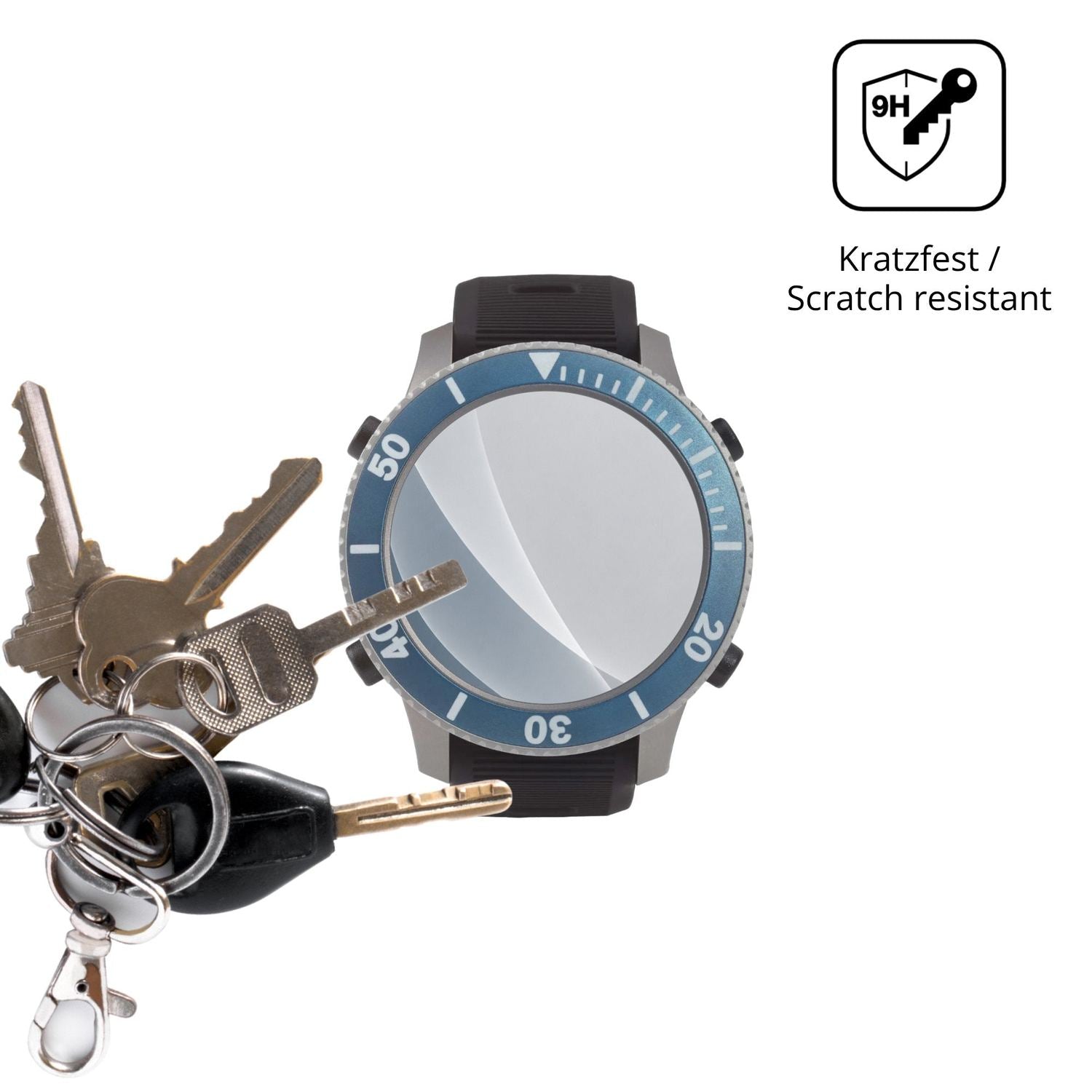 dipos Displayschutz für SCUBAPRO Galileo G3 Ti, mattierte Oberfläche, robuste Festigkeit und perfekte Passform