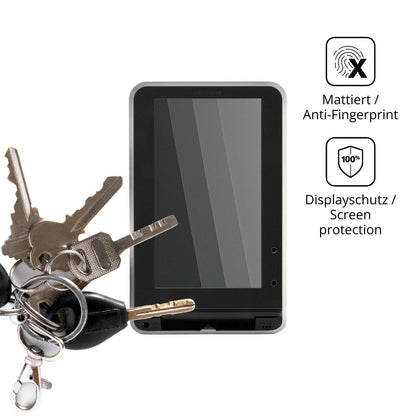 dipos Displayschutz für SENVEND UX700, mattierte Oberfläche, Blickschutzfilter und perfekter Passform