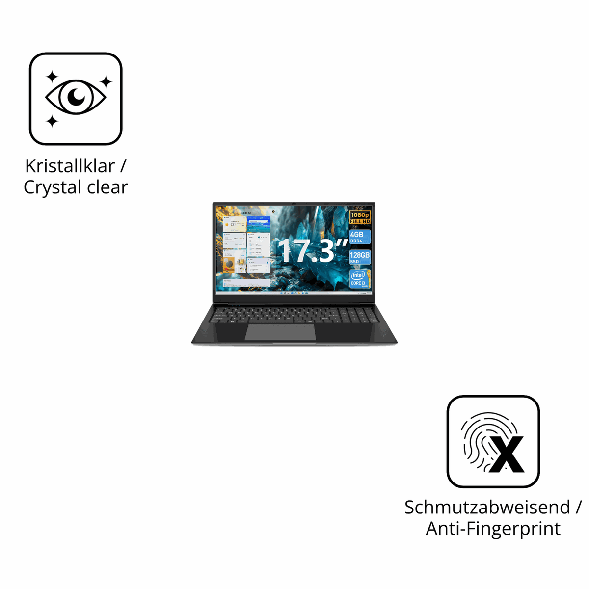 Flexible TPU-Folie passend zugeschnitten für SGIN M17S, vollständige Abdeckung