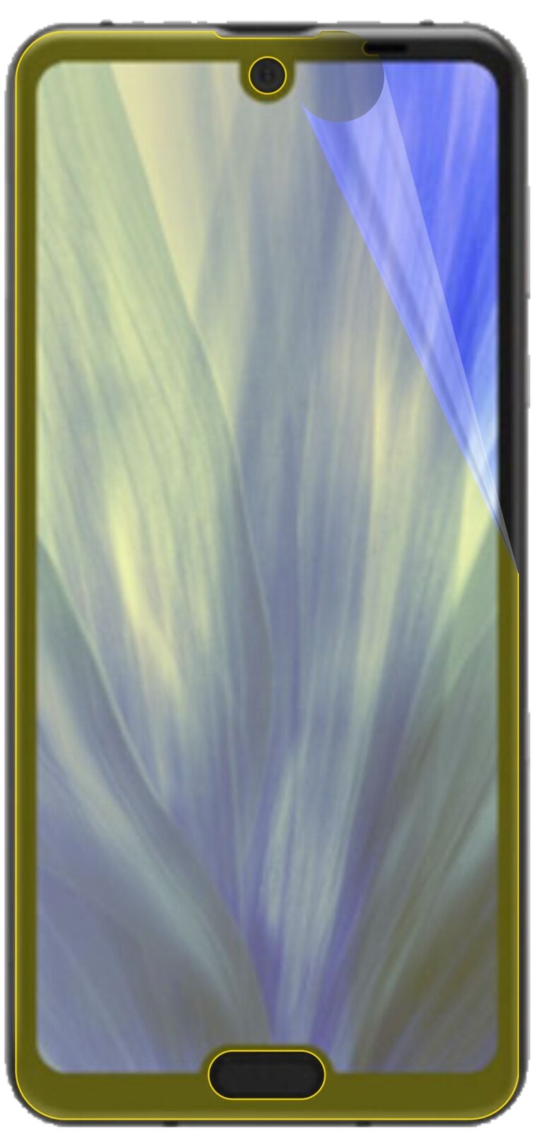 dipos Displayschutz für Sharp Aquos R3, transparente Oberfläche, geringe Dicke und perfekte Passform