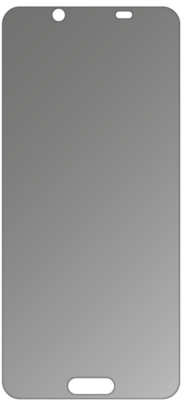 dipos Displayschutz für Sharp Aquos Sense2, mattierte Oberfläche, Blickschutzfilter und perfekter Passform