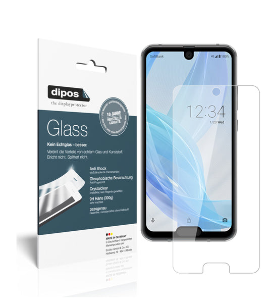 Perfekte Passform und ultimative Qualität: Unser 9H Panzerglas bietet Schutz für Sharp-Aquos R2 Compact