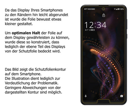 Schutzfolie mit optimaler Passform, zur Verwendung mit Hüllen geeignet