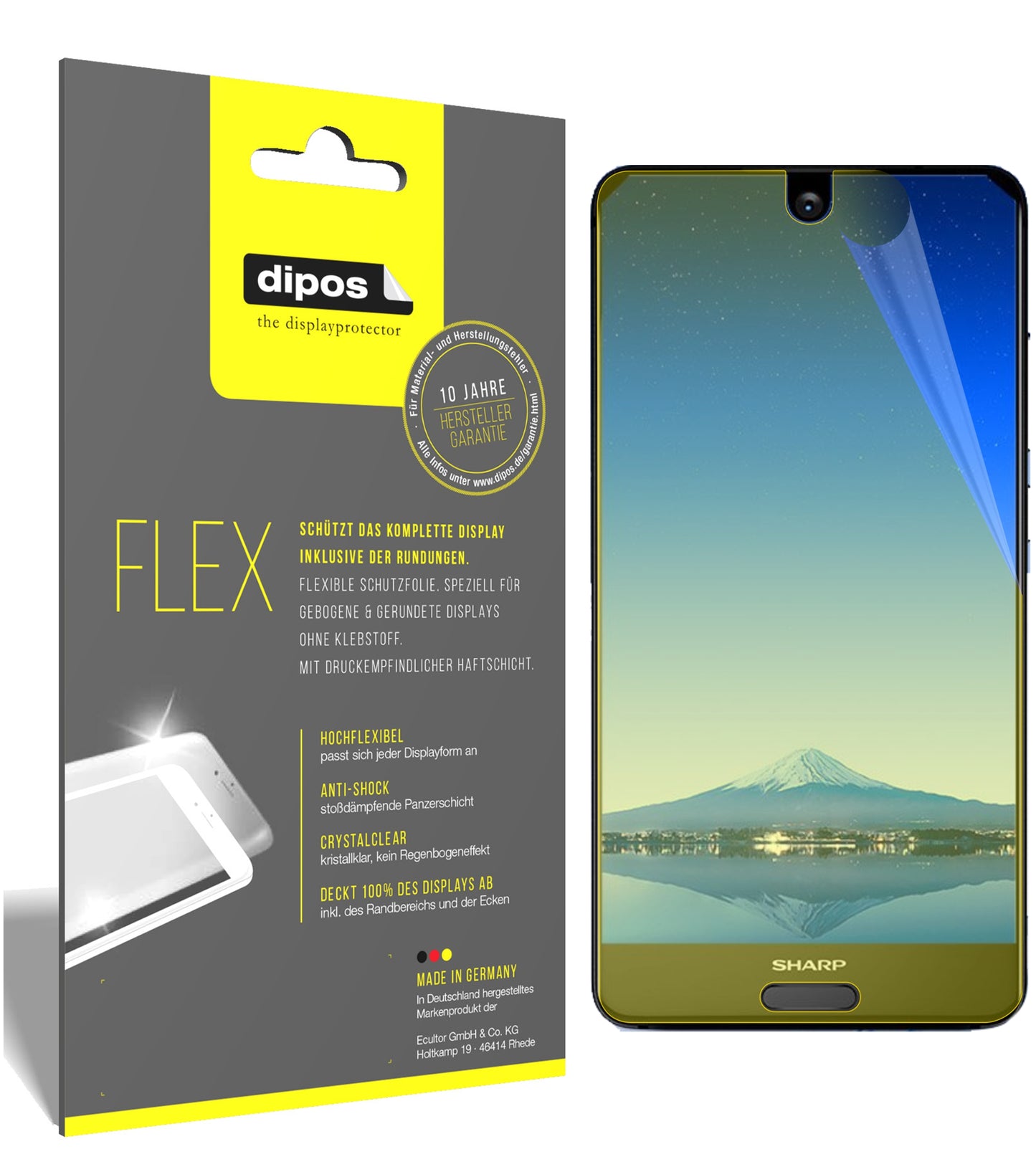 3D Full Cover Displayschutzfolie: Case-freundlicher Schutz mit perfekter Passform für dein Display. 